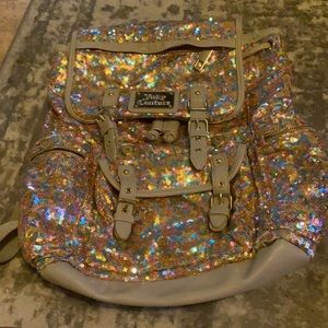 Juicy Couture Pink Glitter Backpack
